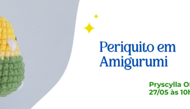 LIVE Periquito em Amigurumi | Cisne Amigurumi Perfeito