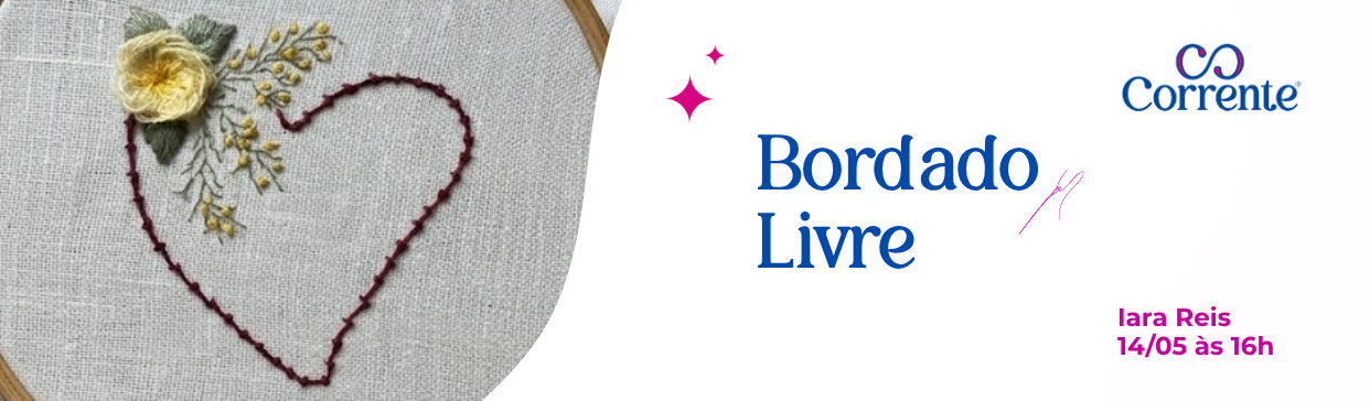 LIVE Bordado Livre | Anchor Mouliné