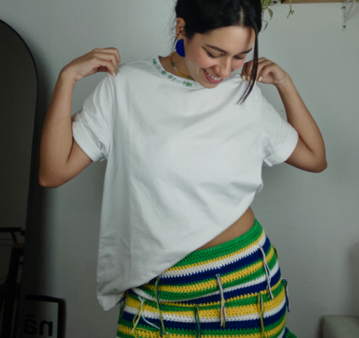 Saia Brasil Core | Cisne Amigurumi | Crochê
