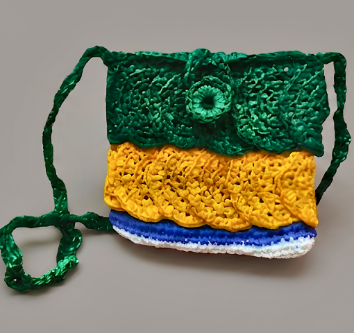 Bolsa Brasil | Raffia | Crochê