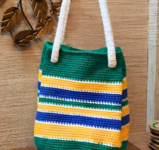 Bolsa Saco | Cisne Amigurumi Perfeito | Crochê