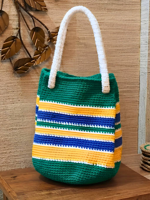 Bolsa Saco | Cisne Amigurumi Perfeito | Crochê