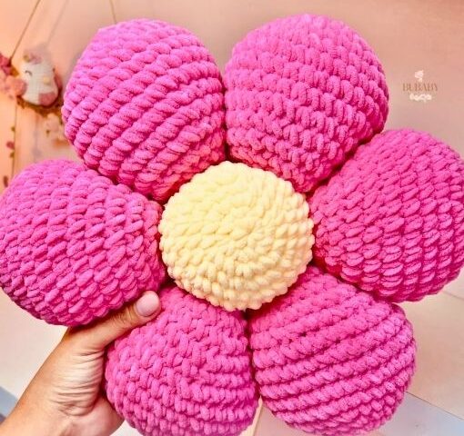 Almofada de Flor | Cisne Amigurumi Pelúcia | Amigurumi