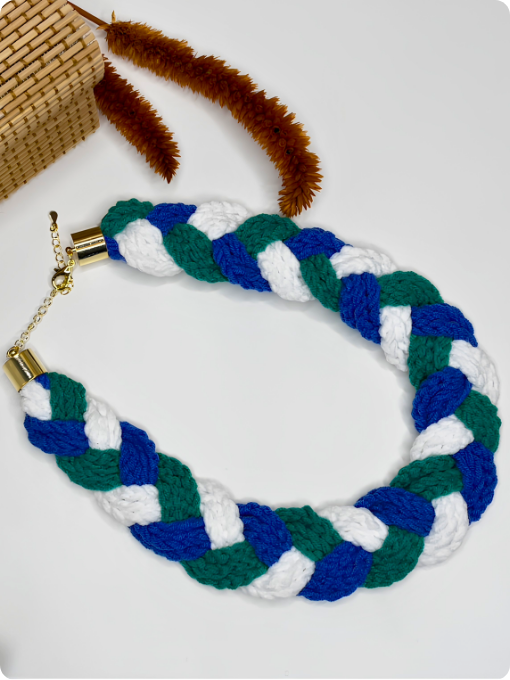 Colar Trançado | Cisne Amigurumi Perfeito | Crochê