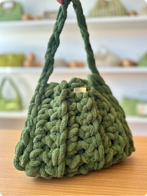 Bolsa | Cisne Hug | Crochê