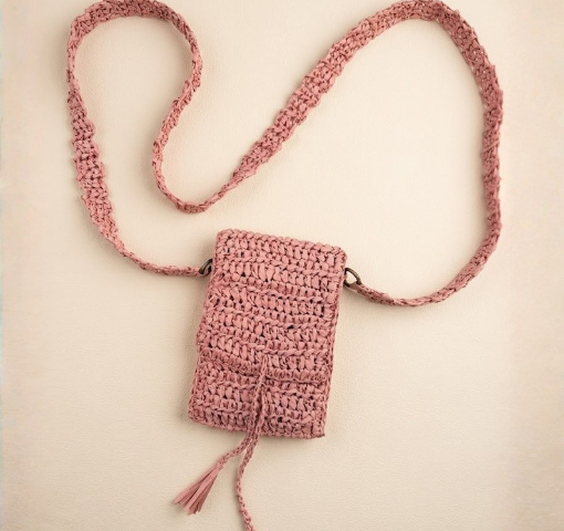 Mini Bolsa | New Raffia | Crochê