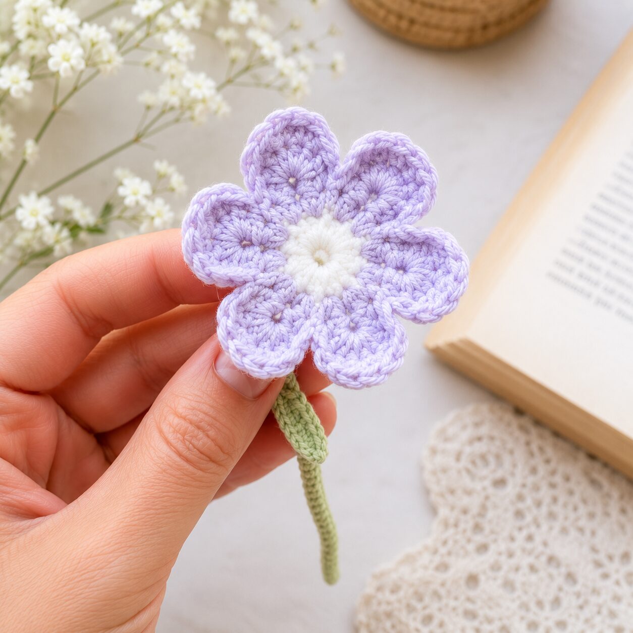 Marca Página em Flor | Cisne amigurumi Perfeito | Crochê