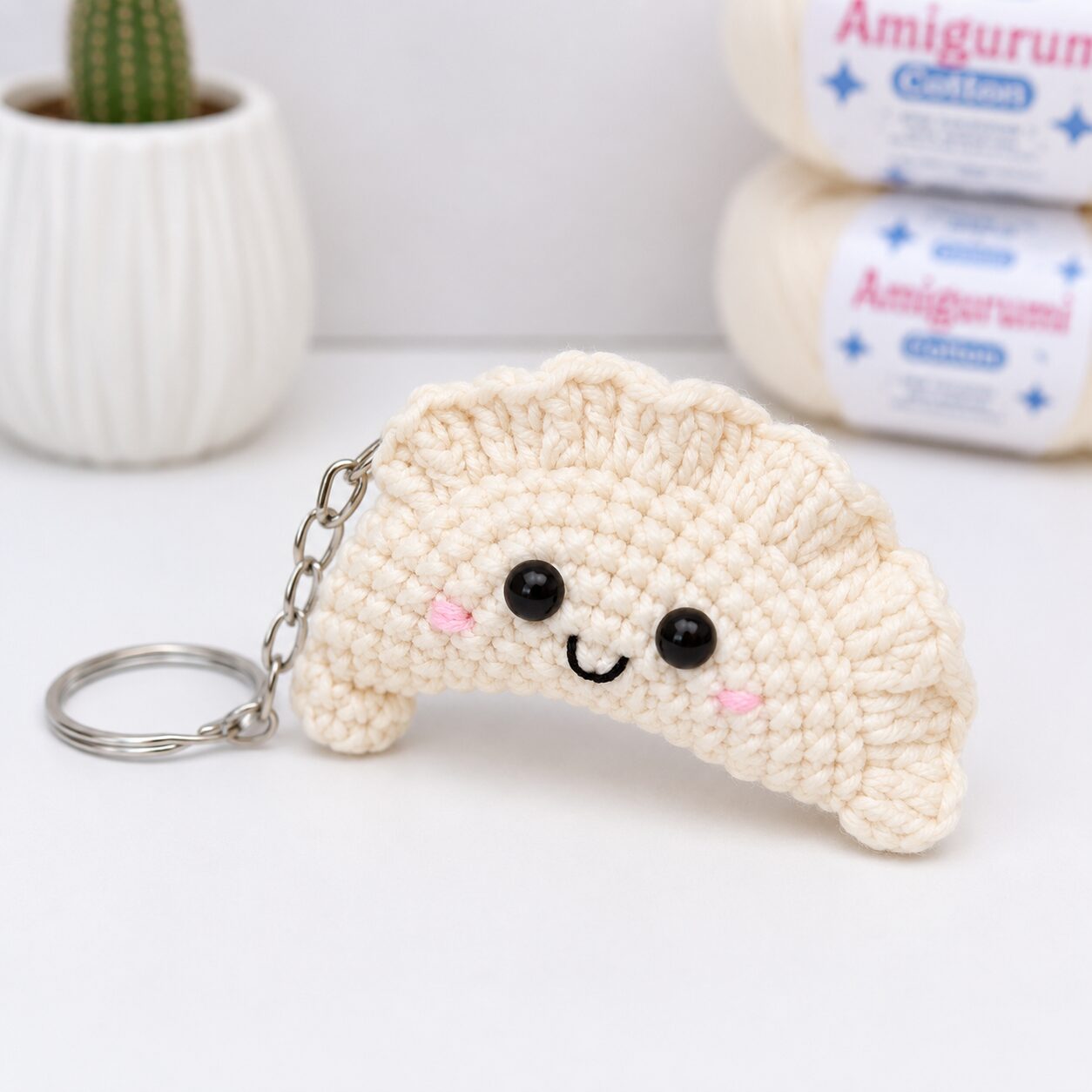 Chaveiro Guioza | Cisne amigurumi Perfeito | Amigurumi