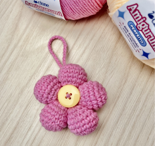 Chaveiro flor | Cisne Amigurumi | Amigurumi