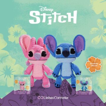 Kit Amigurumi Stitch: Conheça os novos Kits Amigurumi Disney da Linhas Corrente