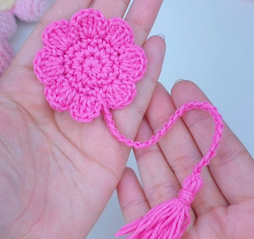 Marca-página | Cisne amigurumi | Crochê