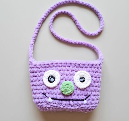 Bolsa de monstrinho | Cisne amigurumi Pelúcia | Crochê