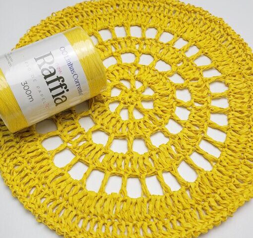 Sousplat | Raffia | Crochê