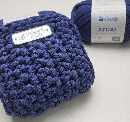 Mini Carteira | Cisne atual | Crochê