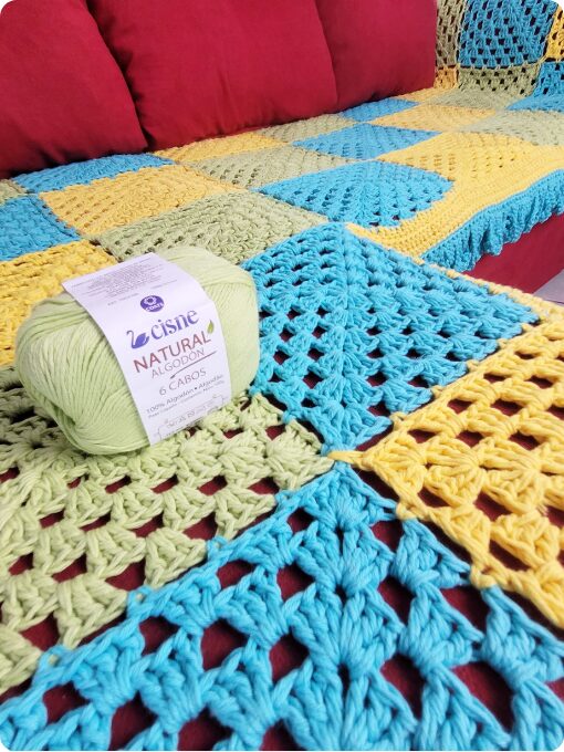 Capa para sofá | Cisne Amigurumi | Crochê