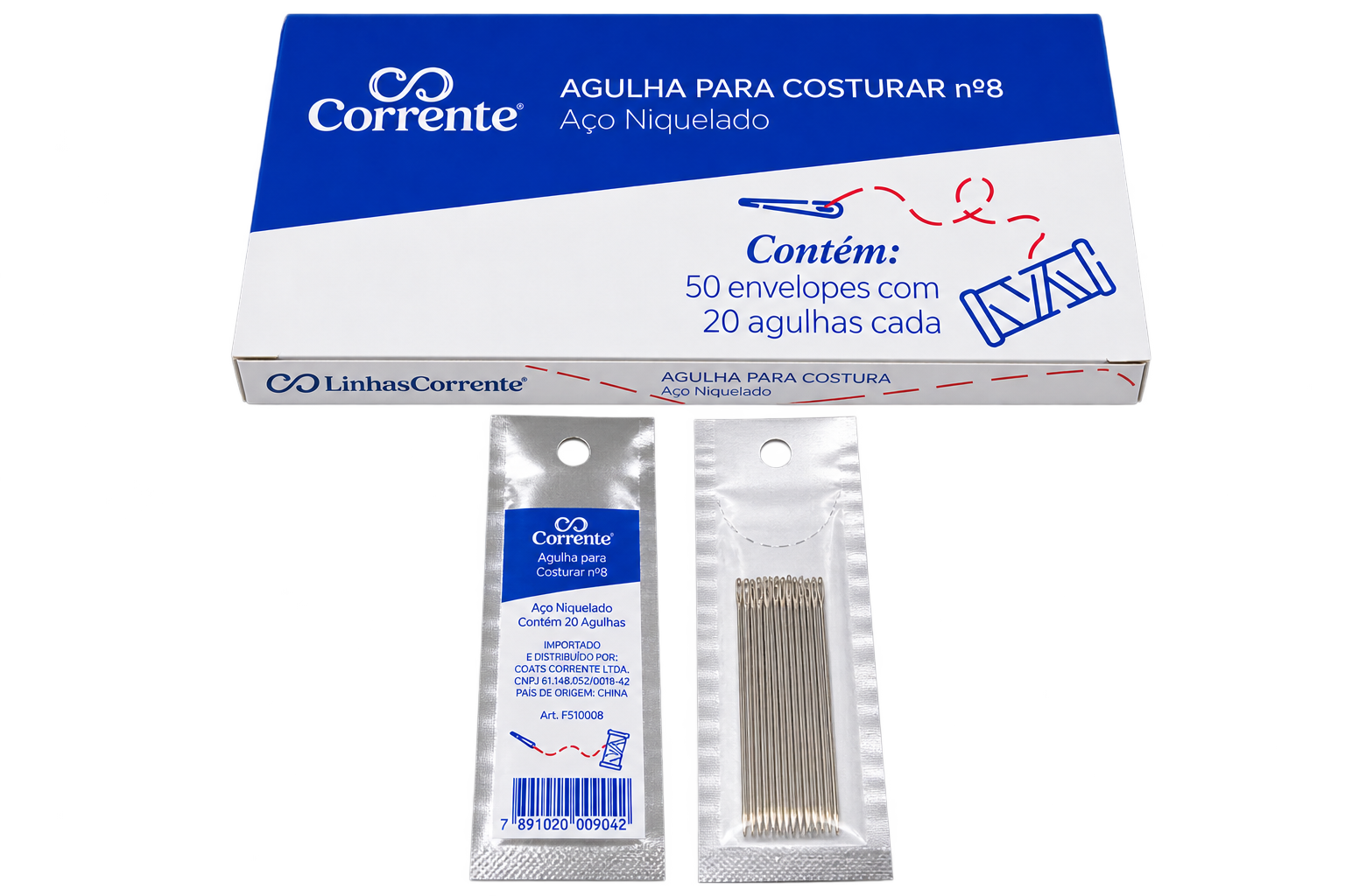 Agulhas costura manual