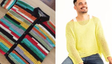 LIVE Camisa de crochê | Natural Algodón 6 Cabos