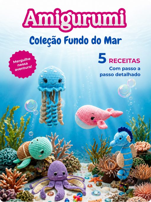 Revista de Receitas Fundo do Mar | Amigurumi