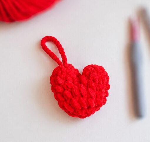 Chaveiro mini coração | Cisne amigurumi Pelúcia | Amigurumi