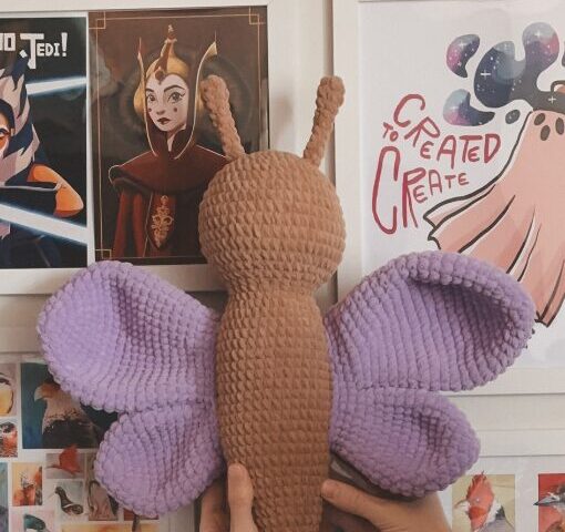 Almofada Borboleta | Cisne amigurumi Pelúcia | Amigurumi