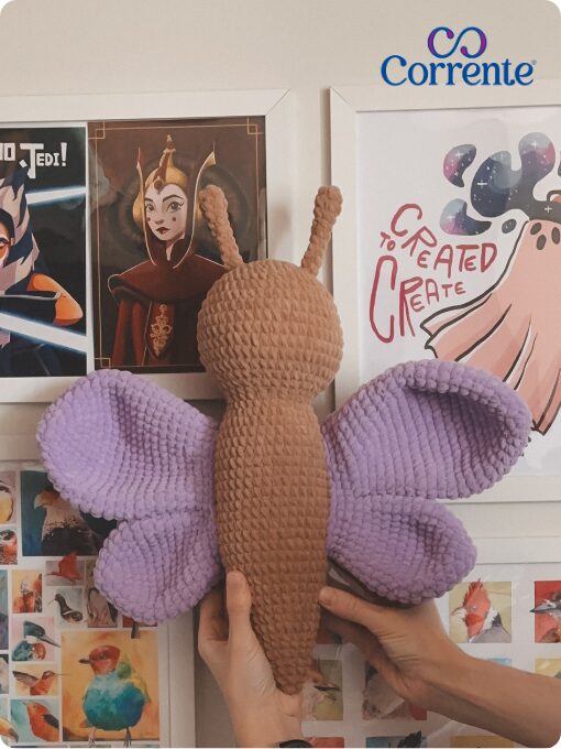 Almofada Borboleta | Cisne amigurumi Pelúcia | Amigurumi