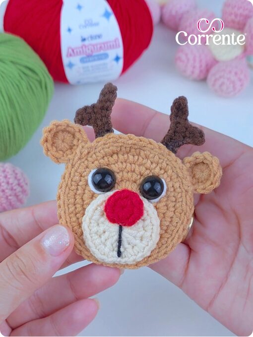 Aplique rena natalina | Cisne amigurumi Perfeito | Amigurumi