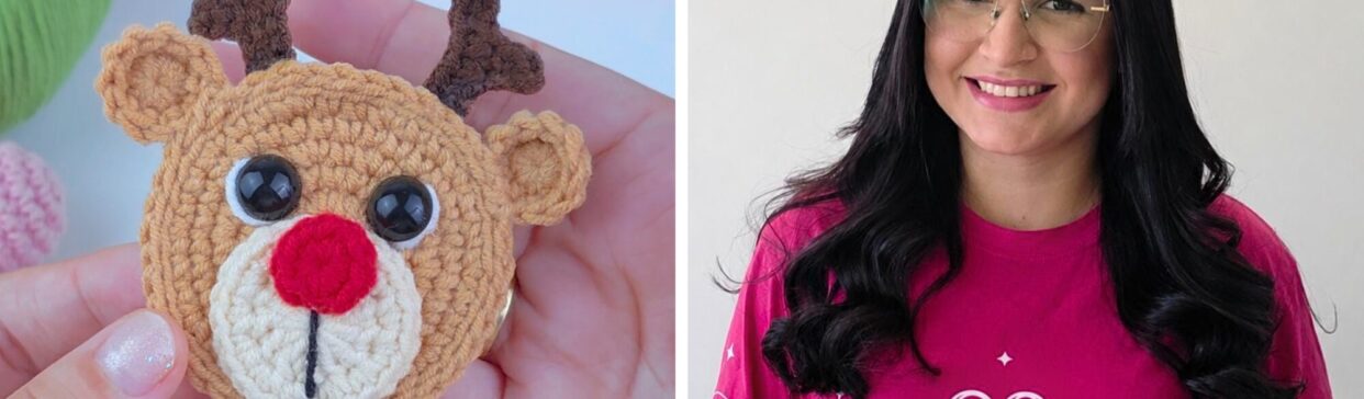 LIVE Rena natalina | Cisne amigurumi perfeito
