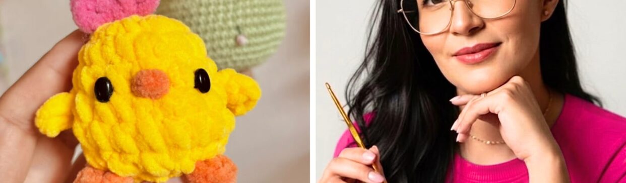 LIVE Amigurumi pintinha | Cisne amigurumi pelúcia