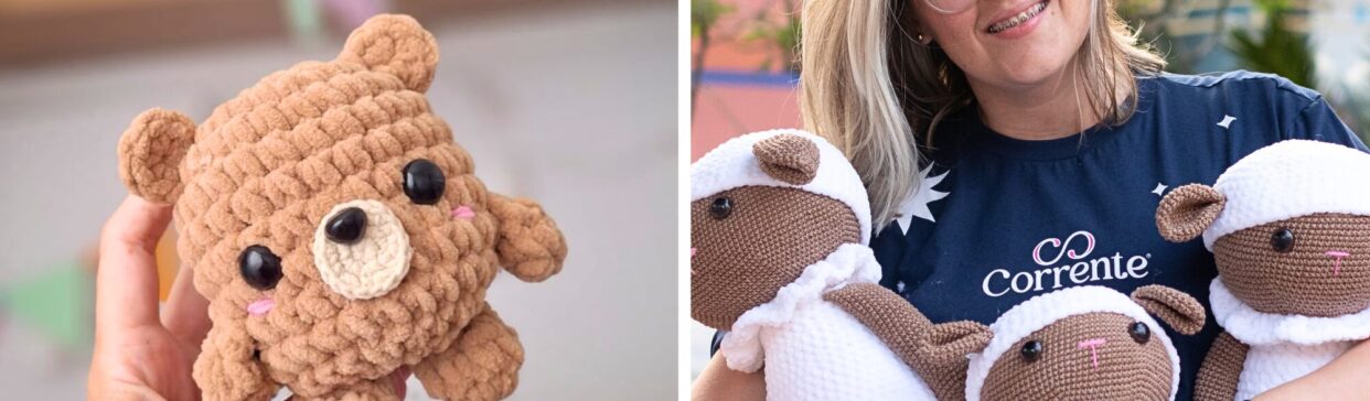 LIVE Ursinho Pelúcia | Cisne amigurumi pelúcia