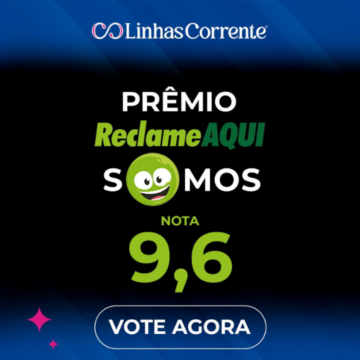 A Linhas Corrente está concorrendo ao Prêmio Reclame AQUI 2026! 