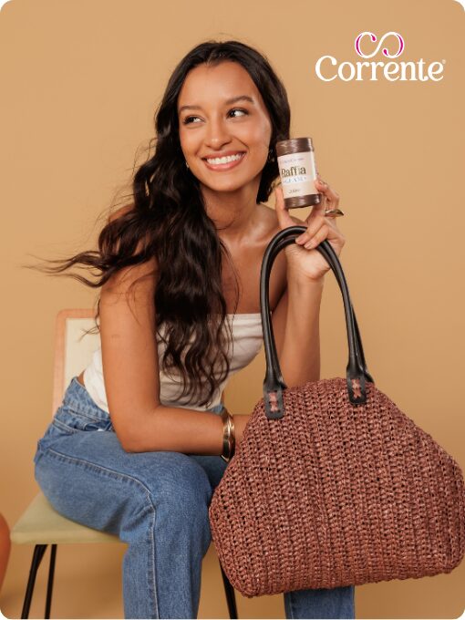 Bolsa Glam | Raffia Glam | Crochê