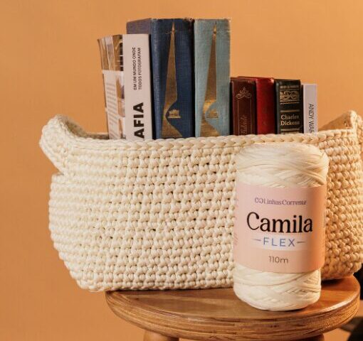Cesta de crochê | Camila Flex | Crochê
