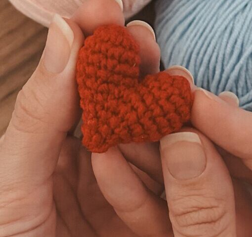 Mini coração | Cisne Amigurumi Perfeito | Amigurumi