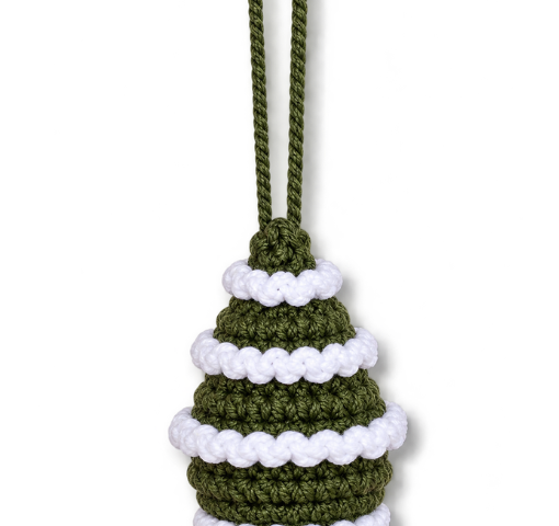 Enfeite de árvore de Natal | Cisne Amigurumi Perfeito | Amigurumi